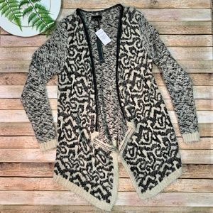 Jeans By Buffalo Women's M Sweater Fuzzy Cardigan